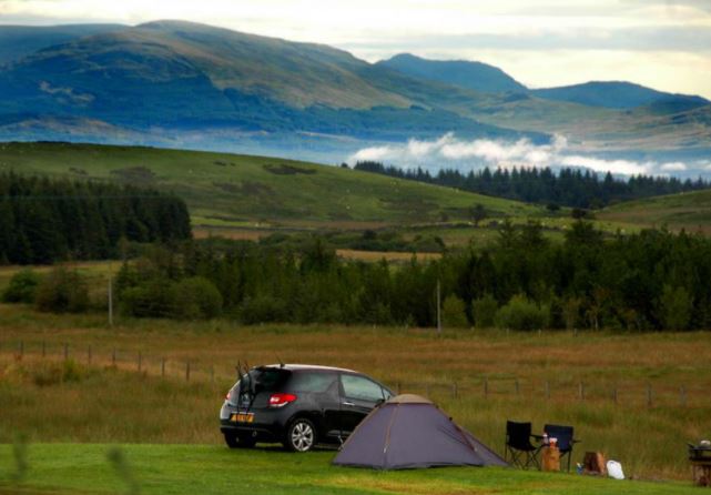 castle douglas camping
